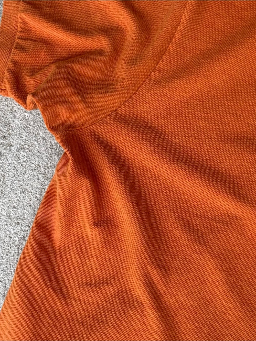 Vintage Lacoste Orange Short Sleeve Polo - Picture 6 of 6